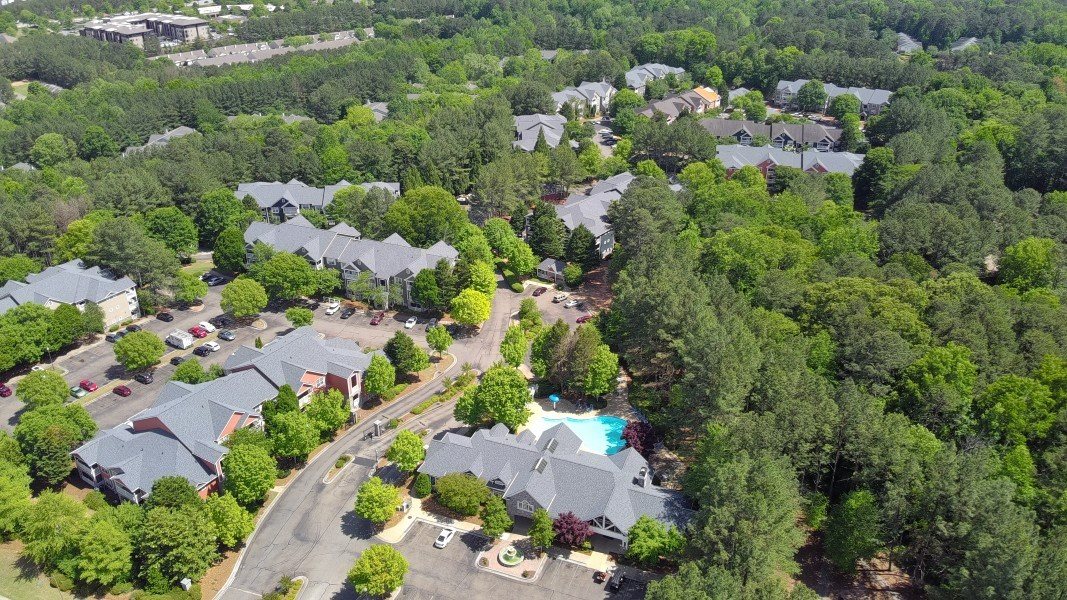 Property Aerial Overview - New Roofs